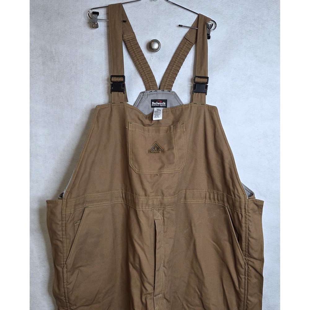 Bulwark Men's‎ FR Insulated Bib Coveralls 3XL Reg Excel FR 56.8 ATPV Workwear
